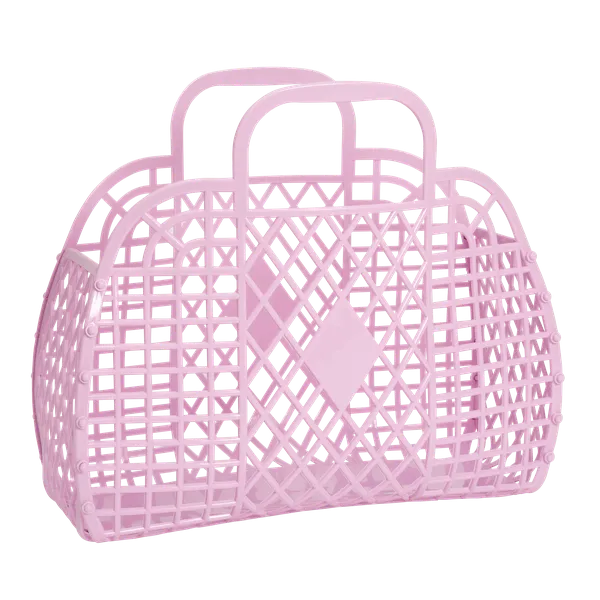 Large Retro Basket | Lilac