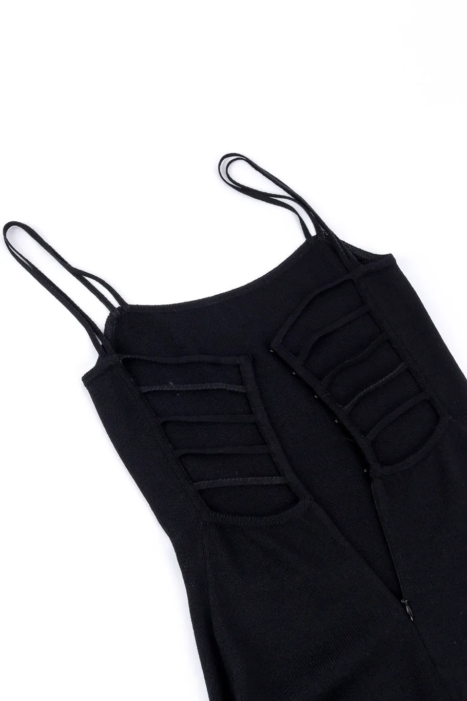 Lattice Back Knit Dress