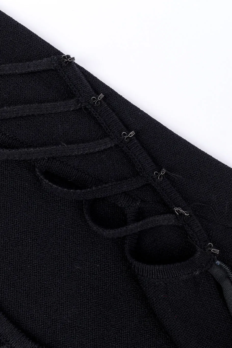 Lattice Back Knit Dress