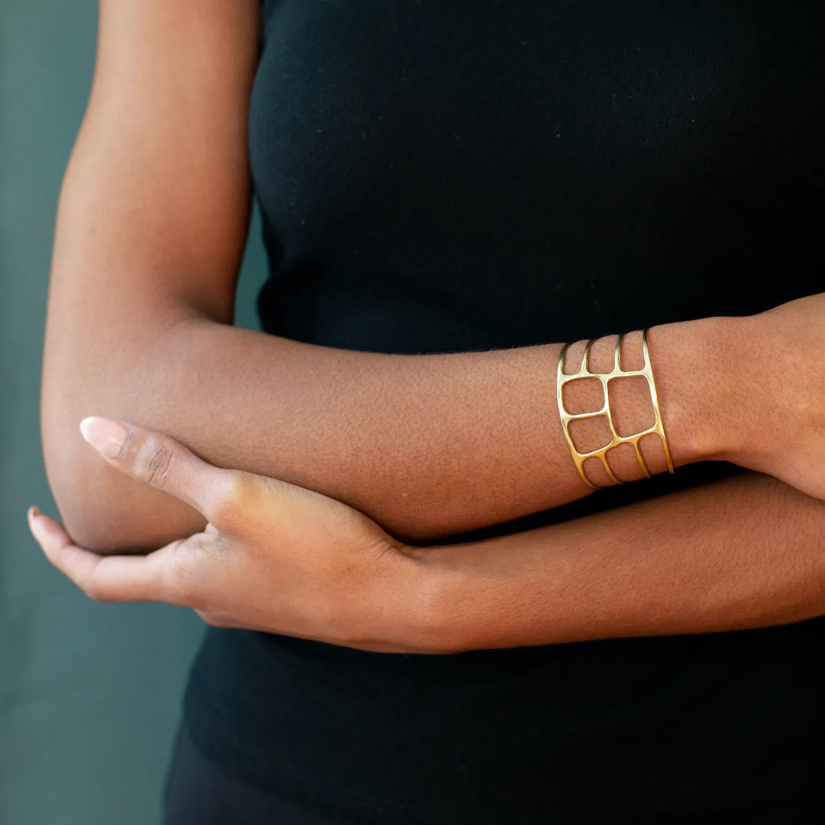 Lattice Cuff Bracelet