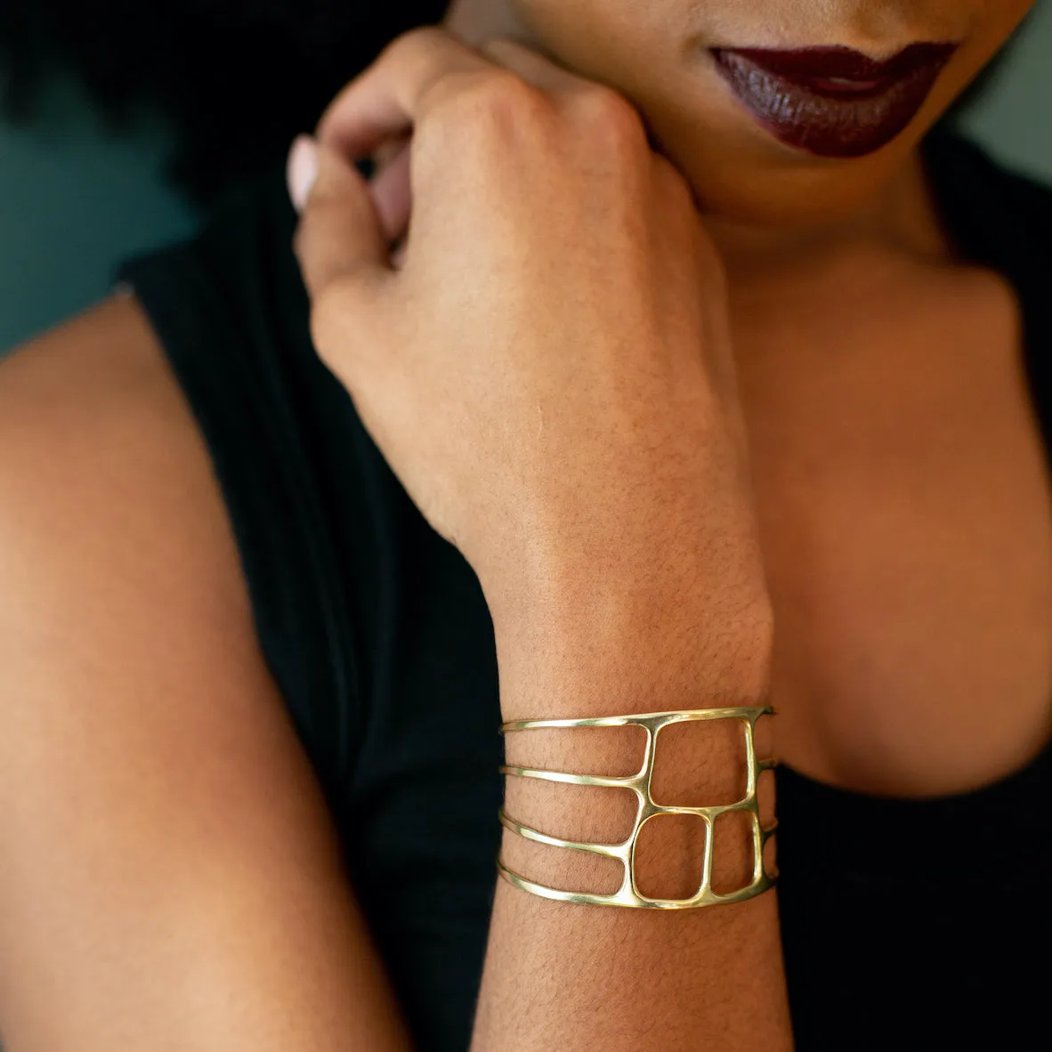 Lattice Cuff Bracelet