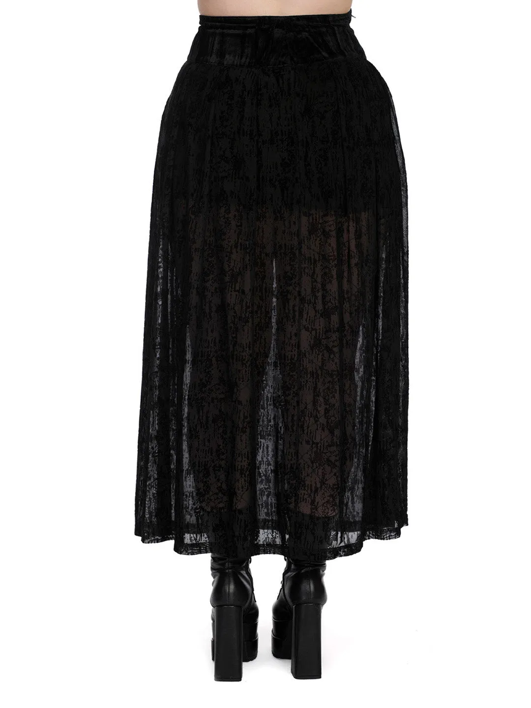 Lattice Maxi Skirt