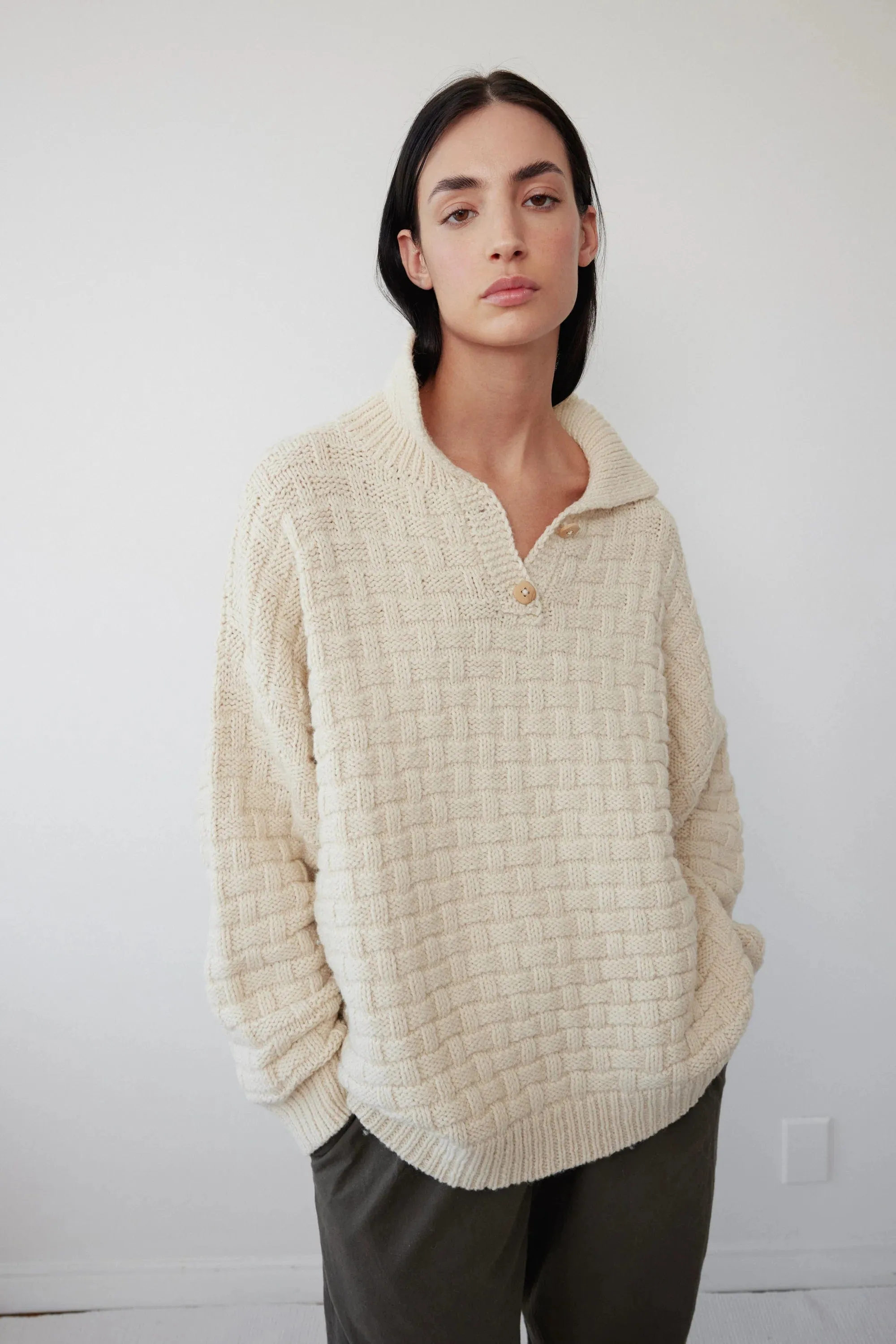 Lattice Popover | Ecru