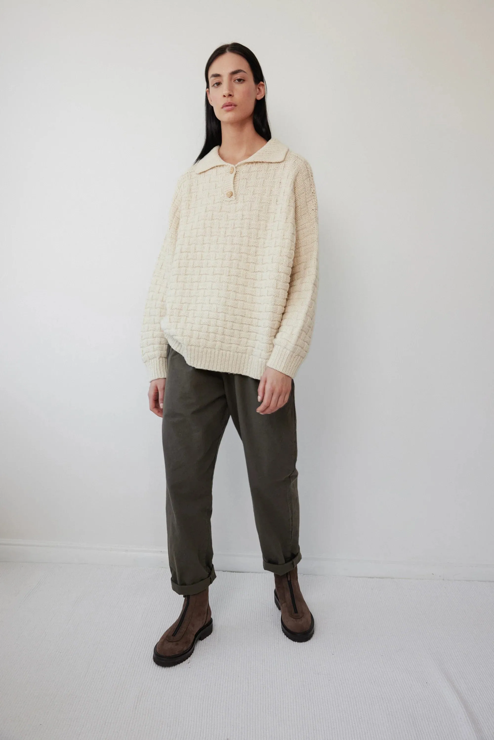 Lattice Popover | Ecru
