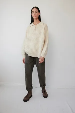 Lattice Popover | Ecru