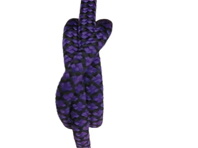 Lattice - Purple-Black halter - 8mm