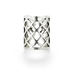 Lattice Ring in Silver