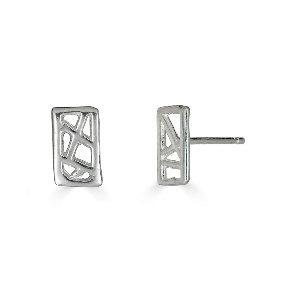 Lattice Stud Earrings