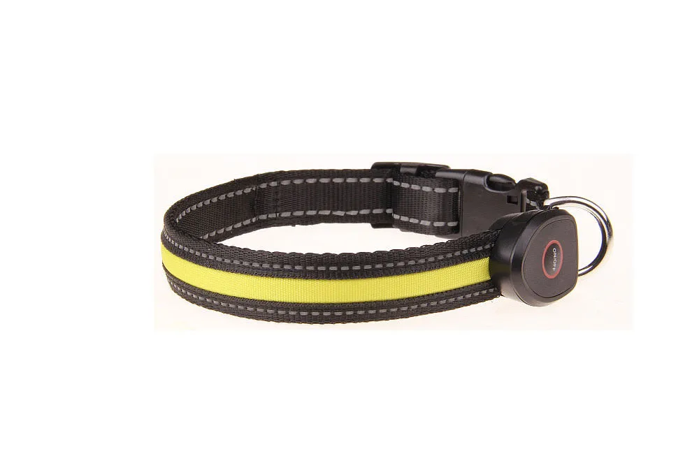 LED Dog and Cat Collar USB Rechargeable