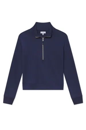 Leisure Quarter Zip in English Navy