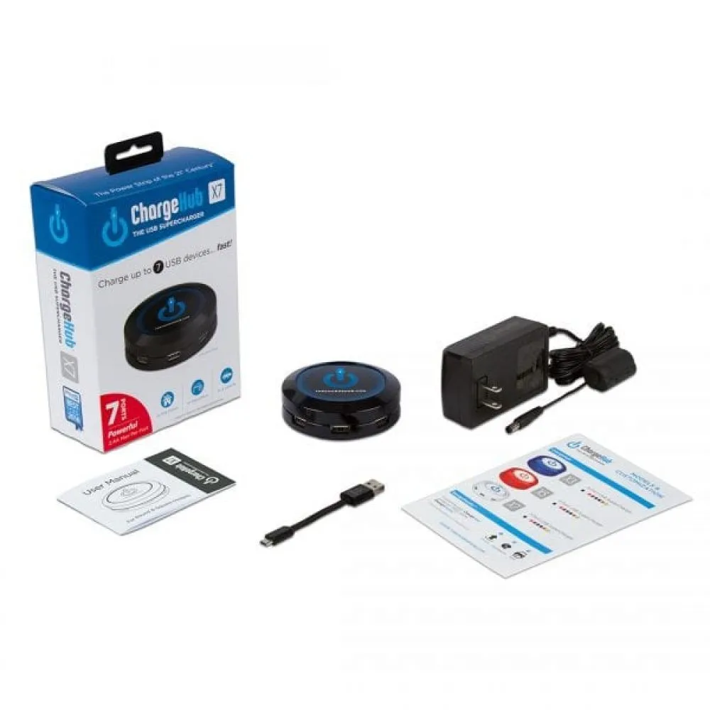 Limitless Innovations ChargeHub X7 - 7 Port USB Charger