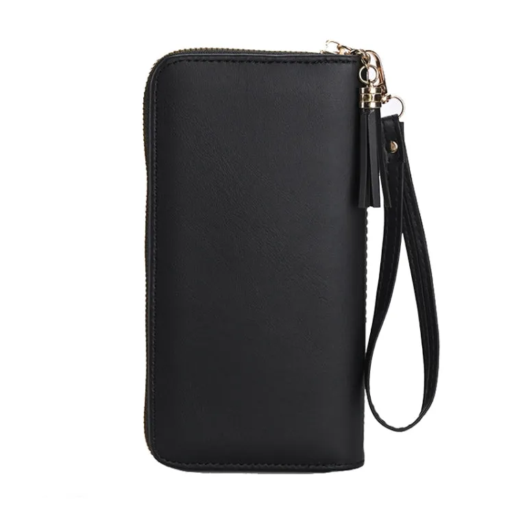 Lingerie Long Ladies Wallet Large Capacity Clutch Cell Phone Bag(Green)
