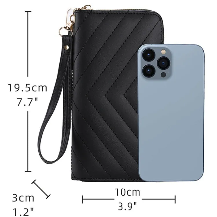 Lingerie Long Ladies Wallet Large Capacity Clutch Cell Phone Bag(Green)