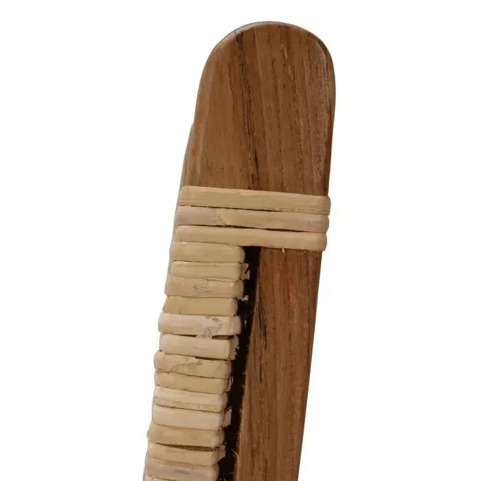 Logan Barstool w/ Rattan in Teak Natural Finish w/ Rattan Natural Seat & Back