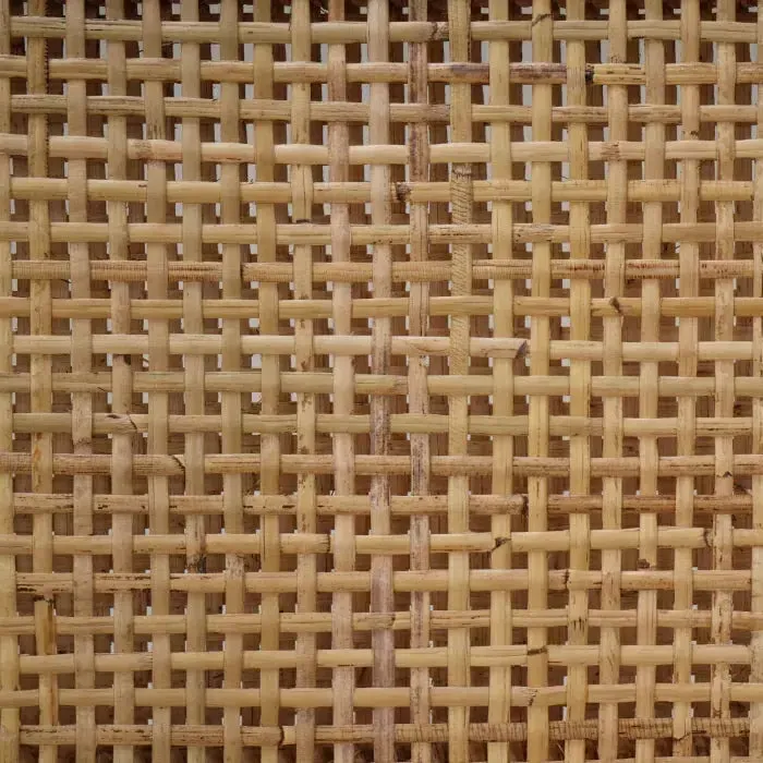 Logan Barstool w/ Rattan in Teak Natural Finish w/ Rattan Natural Seat & Back
