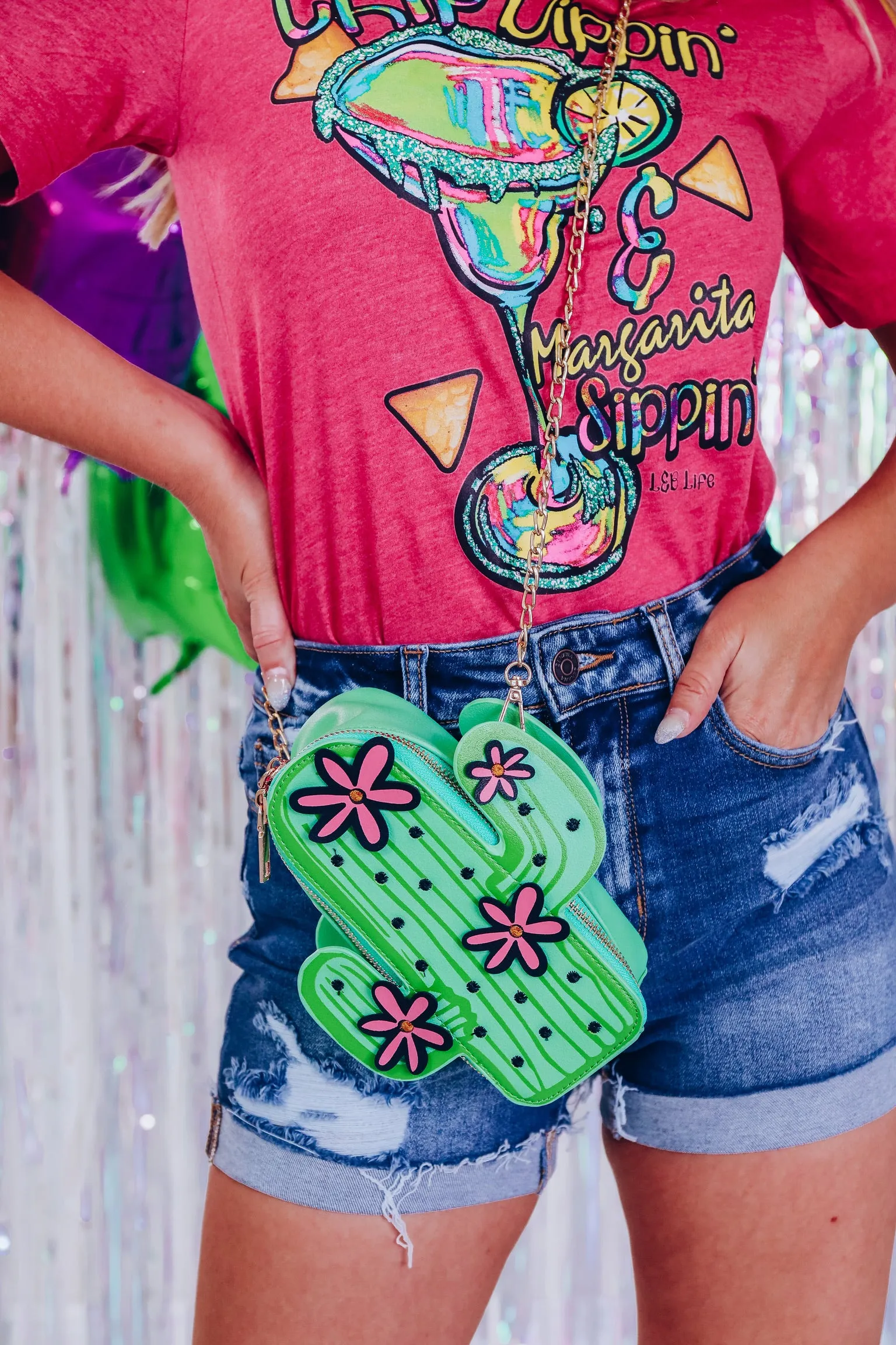 Lookin' Sharp Cactus Crossbody