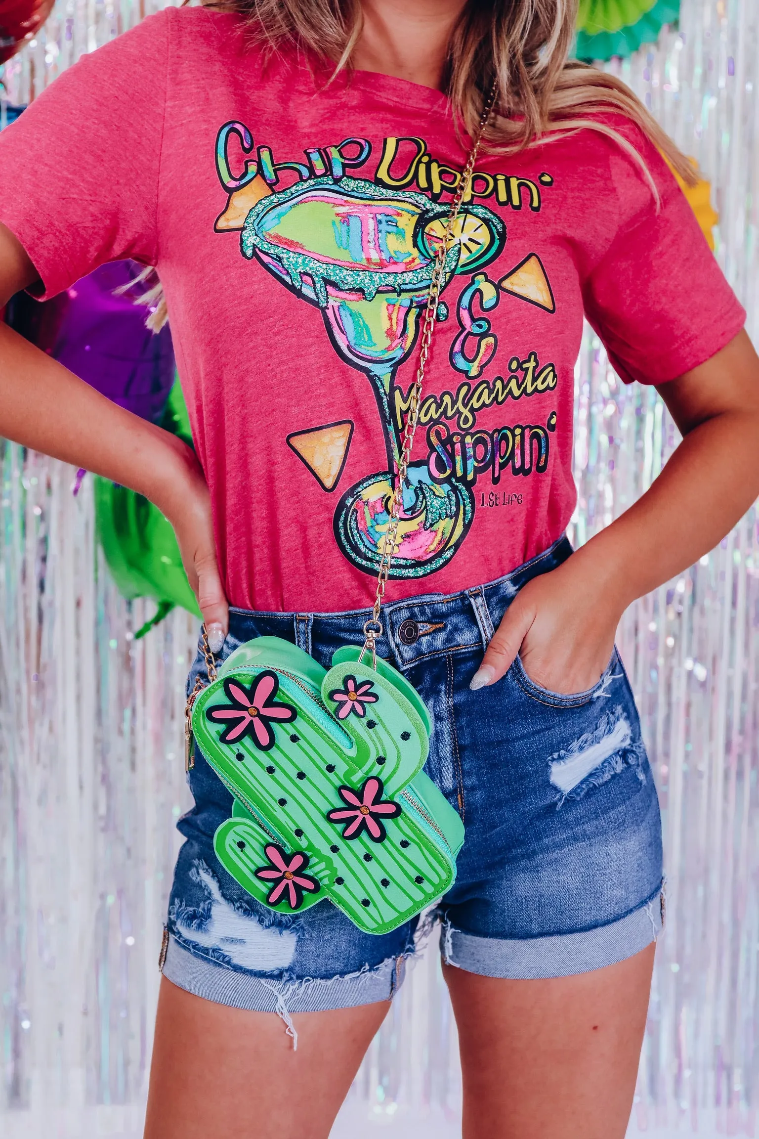 Lookin' Sharp Cactus Crossbody