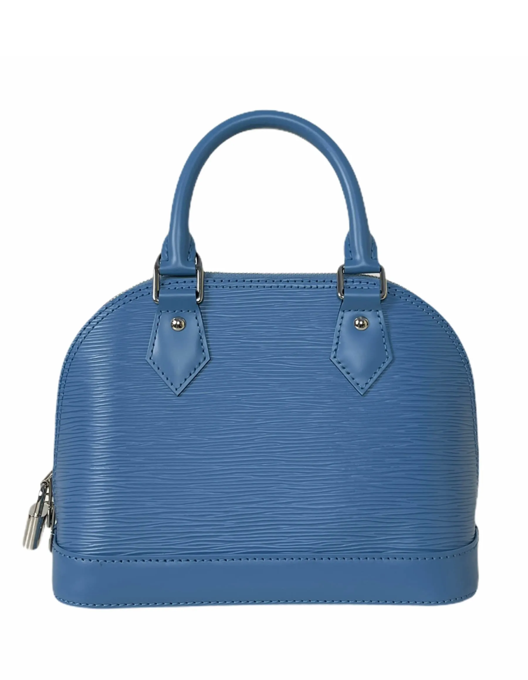 Louis Vuitton Bleuet Blue Epi Jacquard Alma BB Crossbody Bag