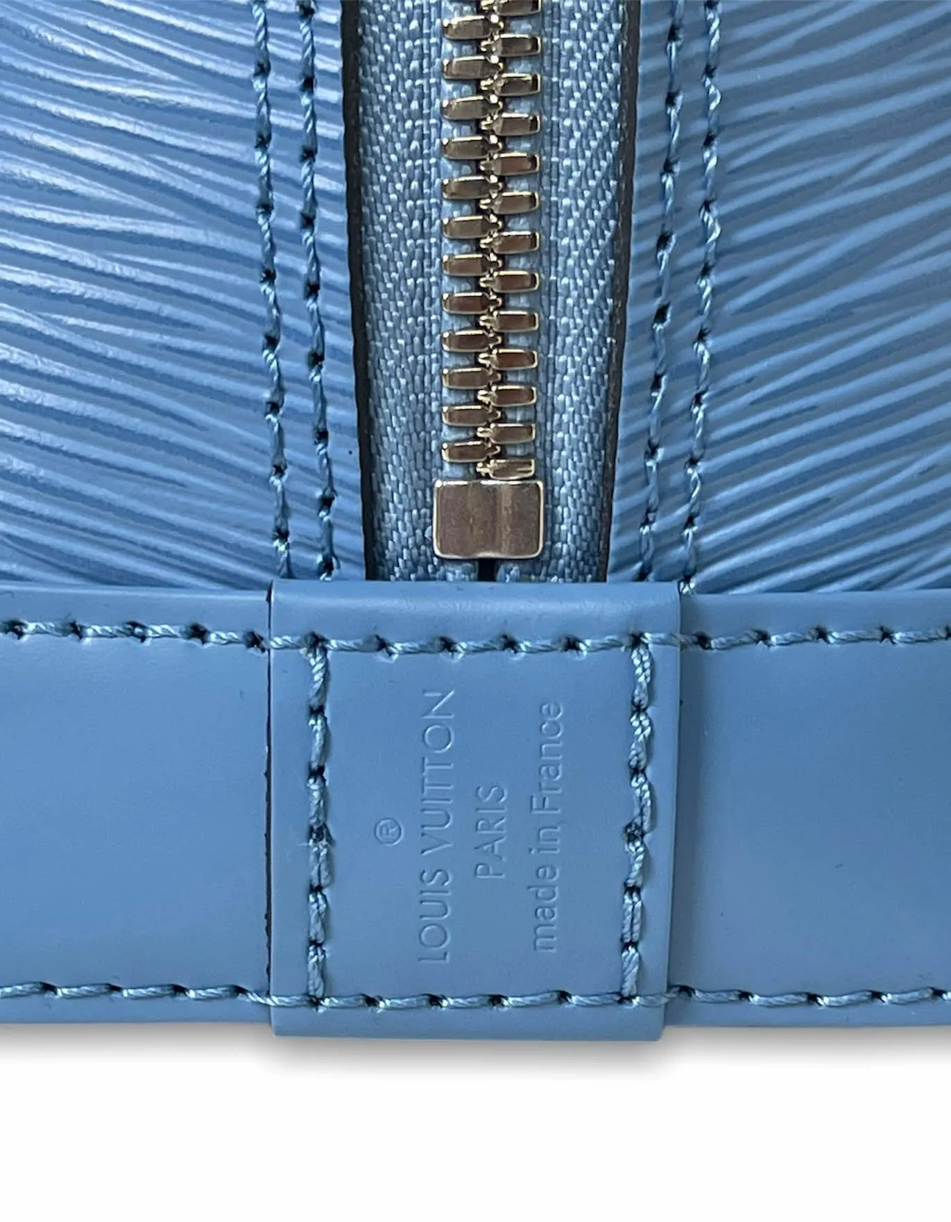 Louis Vuitton Bleuet Blue Epi Jacquard Alma BB Crossbody Bag
