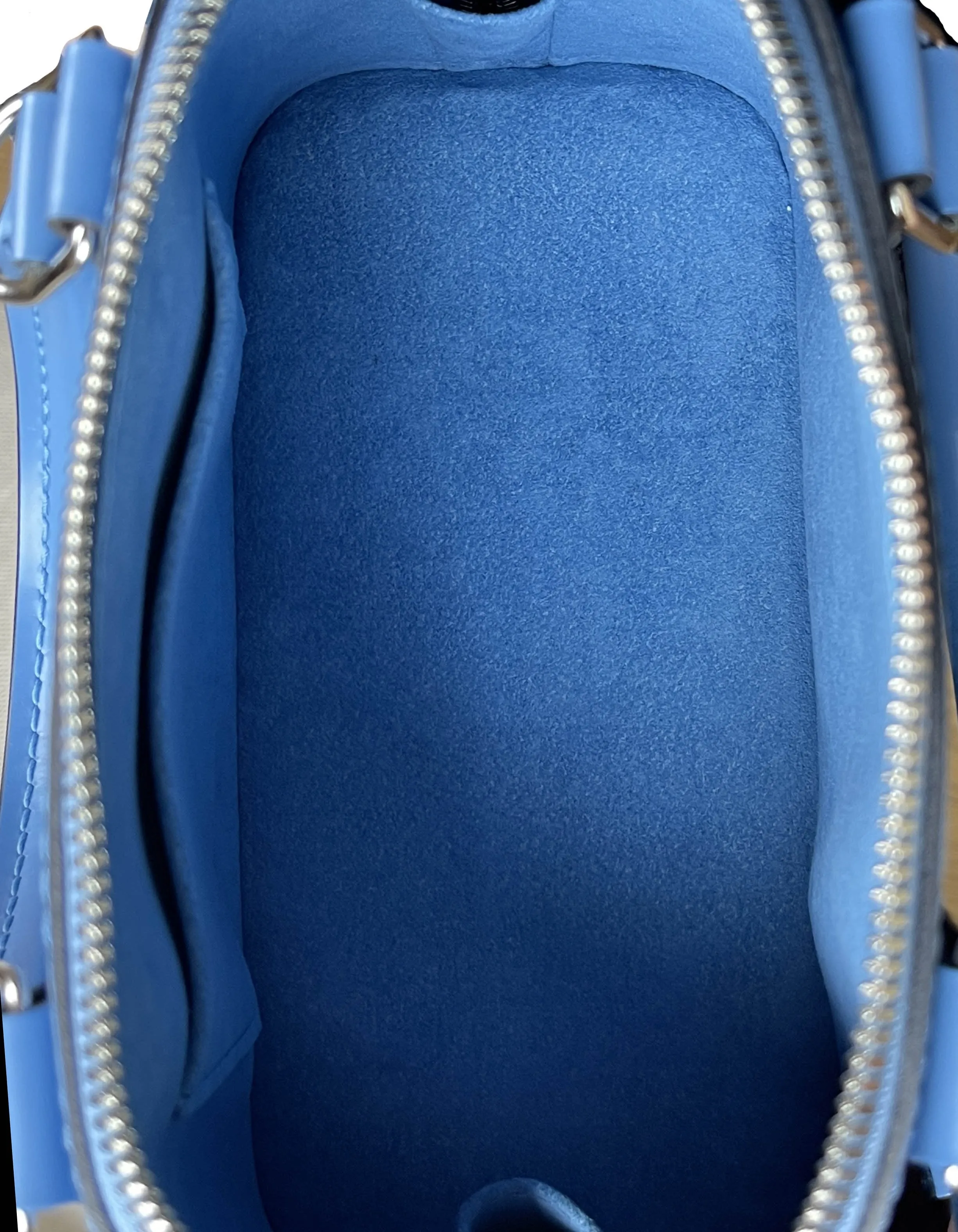 Louis Vuitton Bleuet Blue Epi Jacquard Alma BB Crossbody Bag