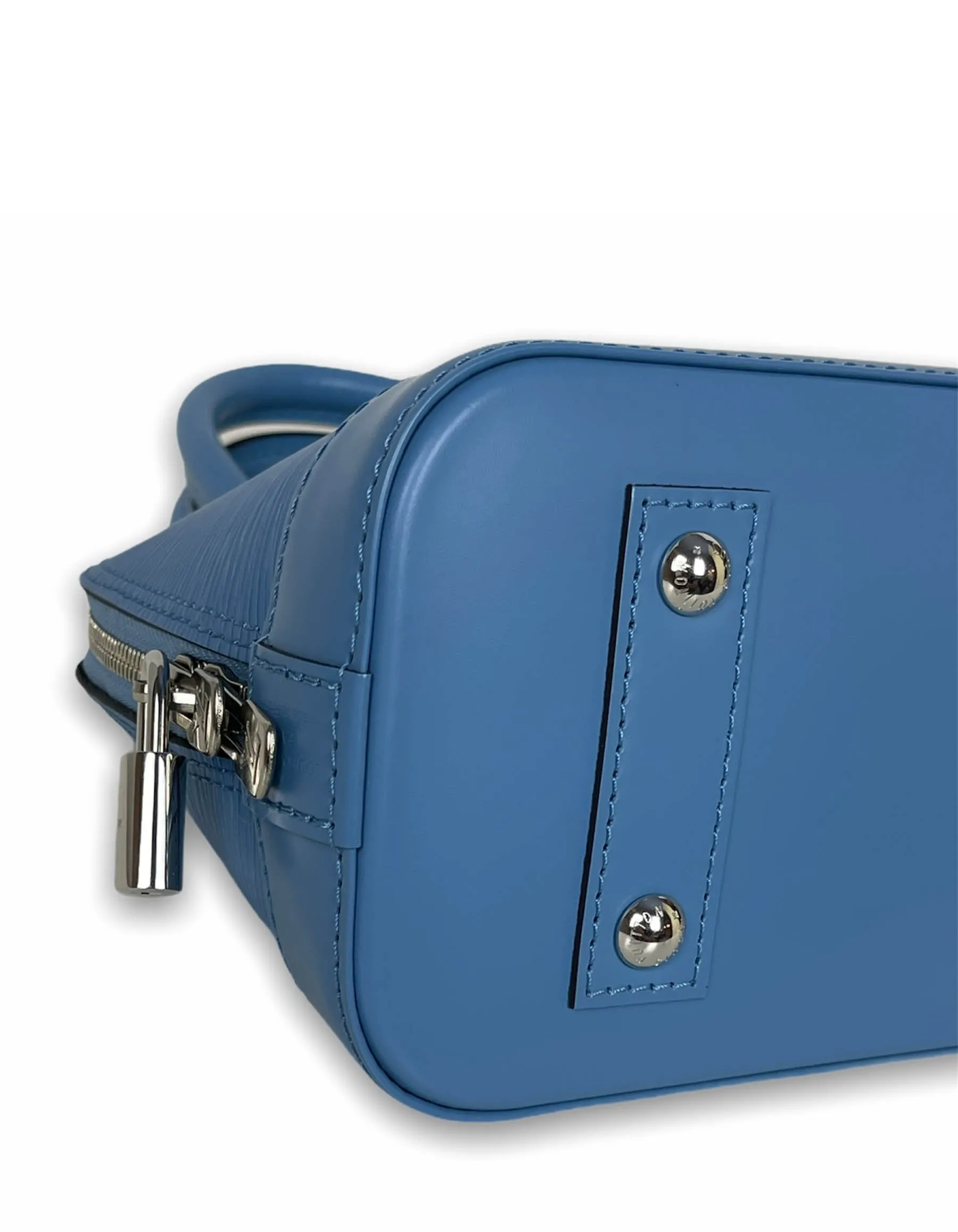 Louis Vuitton Bleuet Blue Epi Jacquard Alma BB Crossbody Bag