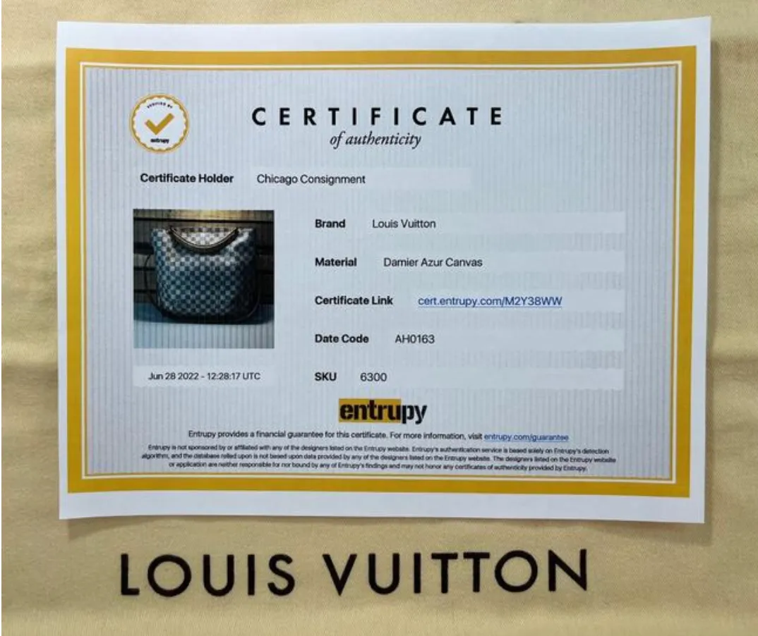 Louis Vuitton Damier Azur Soffi