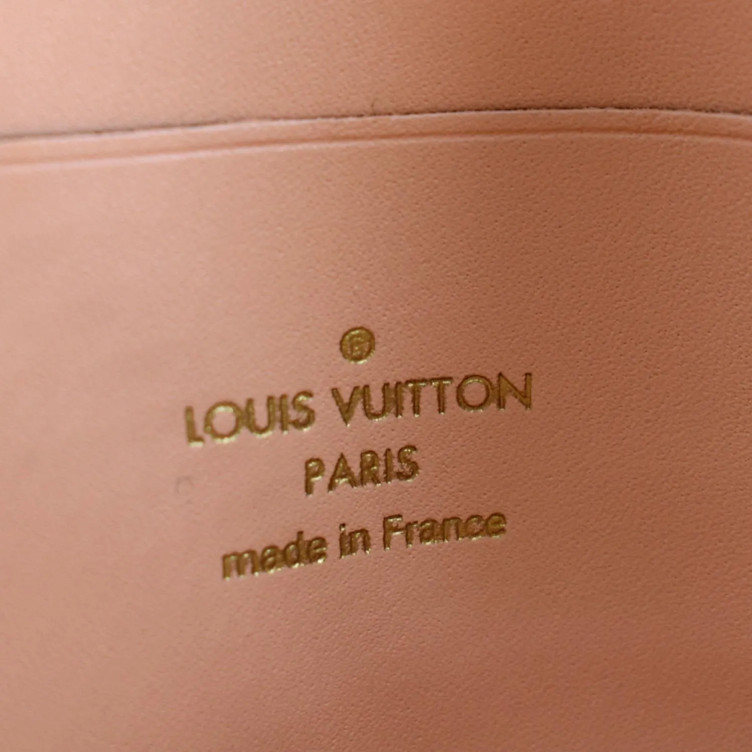 LOUIS VUITTON Double Zip Pochette Damier Ebene Crossbody Bag Rose Ballerine