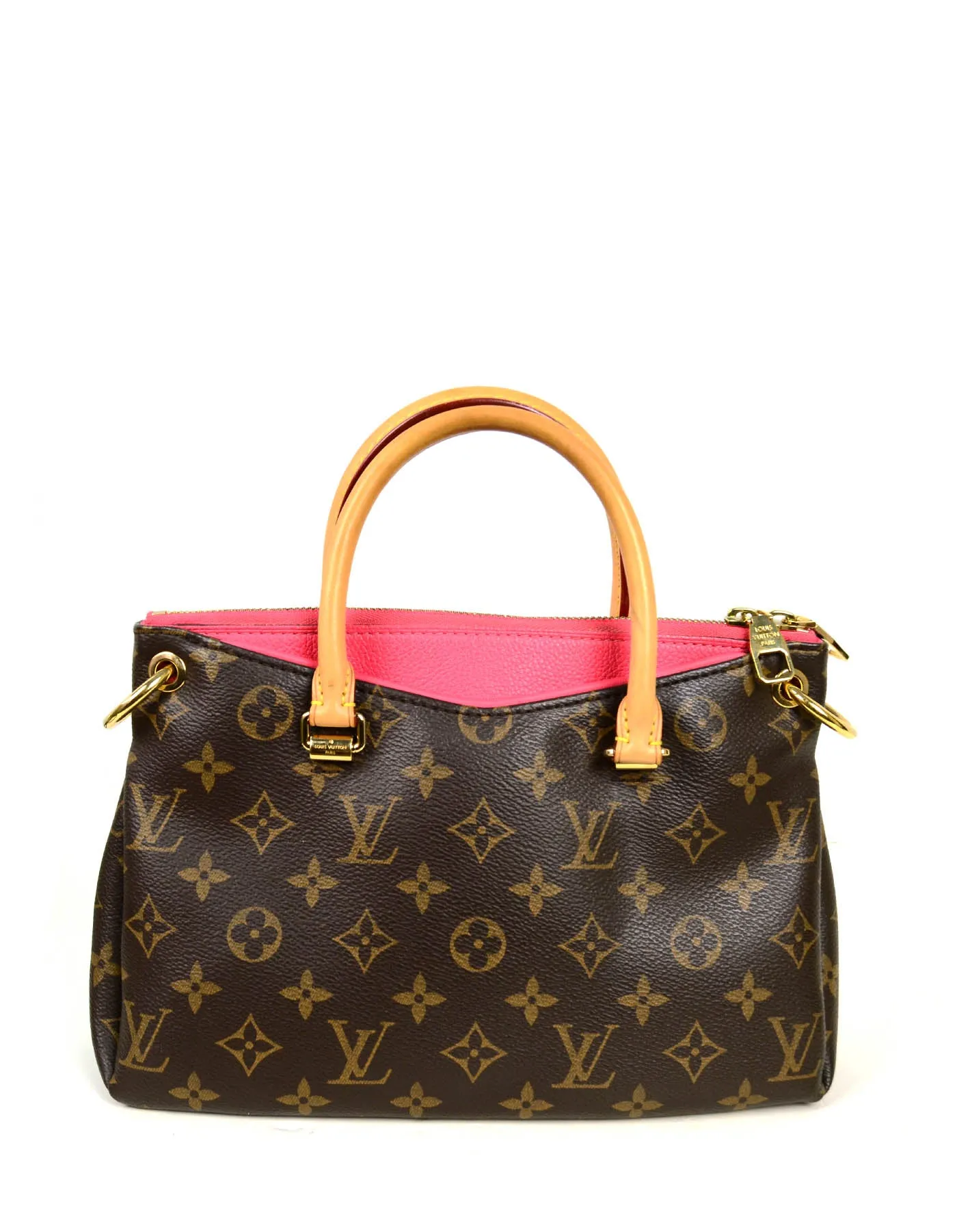 Louis Vuitton Monogram/Rose Litchi Pallas BB Crossbody Bag