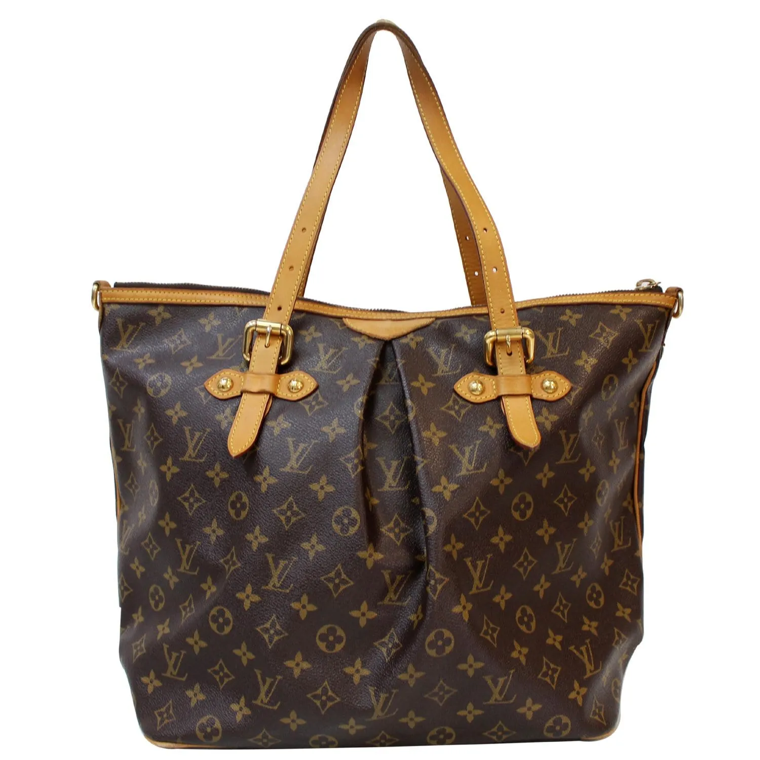 LOUIS VUITTON Palermo GM Monogram Canvas Tote Shoulder Bag Brown - 20% OFF