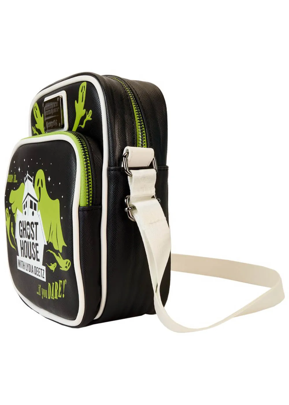 Loungefly Beetlejuice 2 Ghost House Crossbody Bag Black