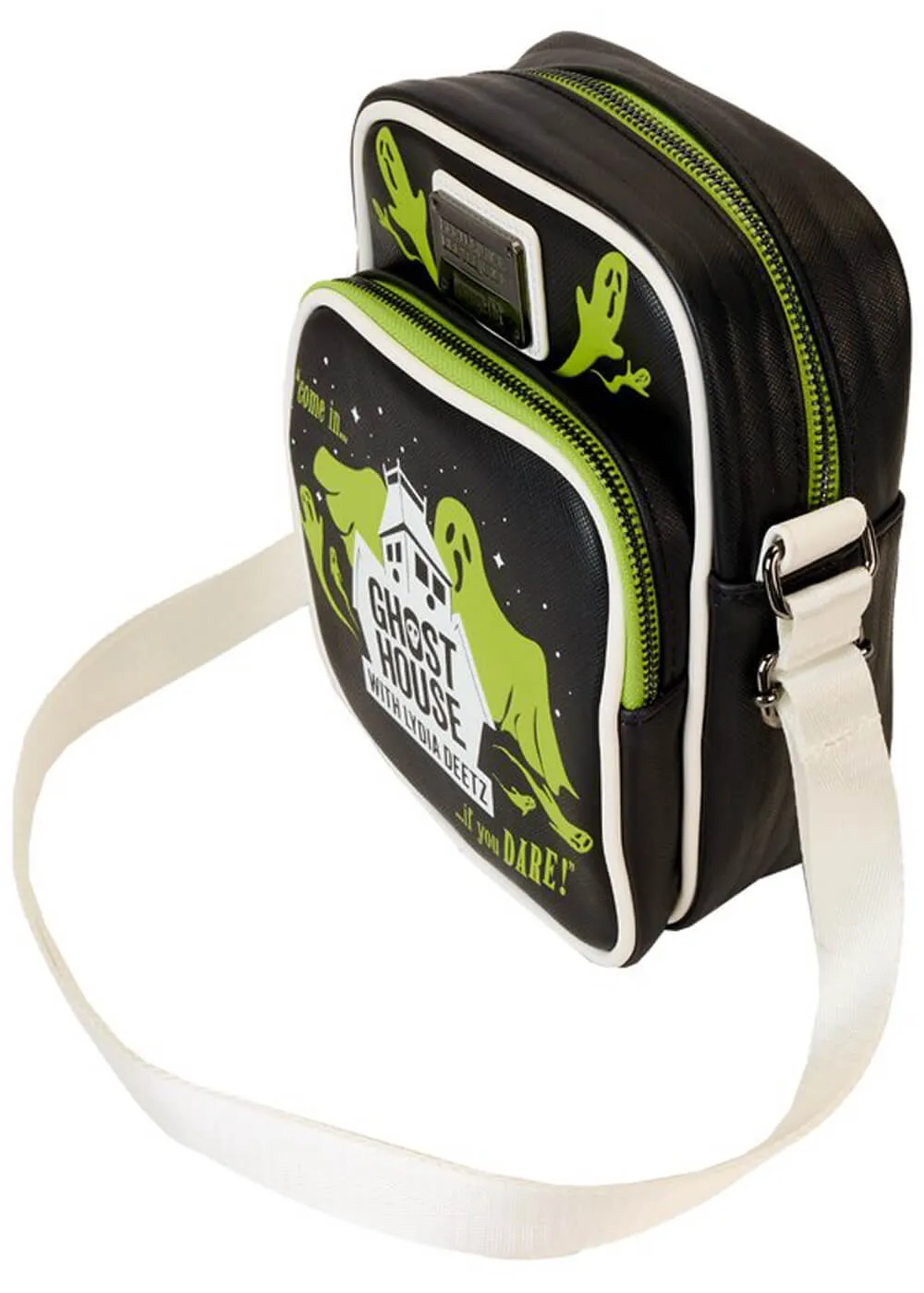 Loungefly Beetlejuice 2 Ghost House Crossbody Bag Black