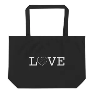LOVE in ASL Large Tote Bag