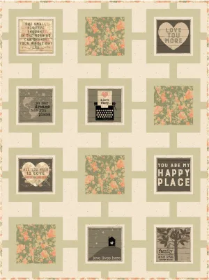 Love Lives Here Quilt Kit