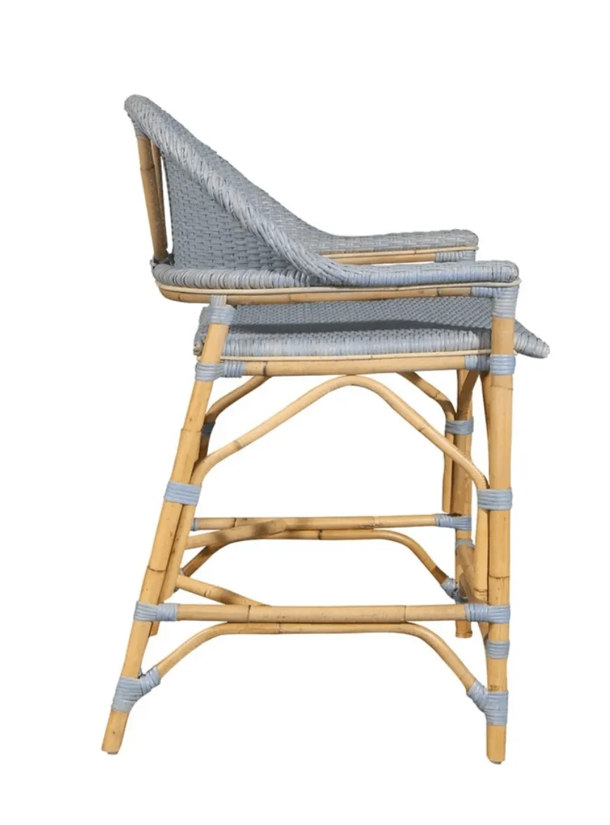 Lucco Counter Stool - Coastal Blue