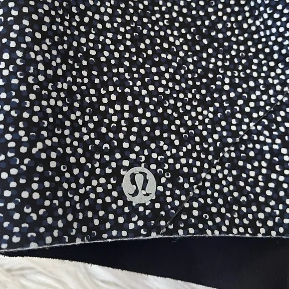 {Lululemon} Enlite Bra Zip Front High Support Double Dimension Starlight Black