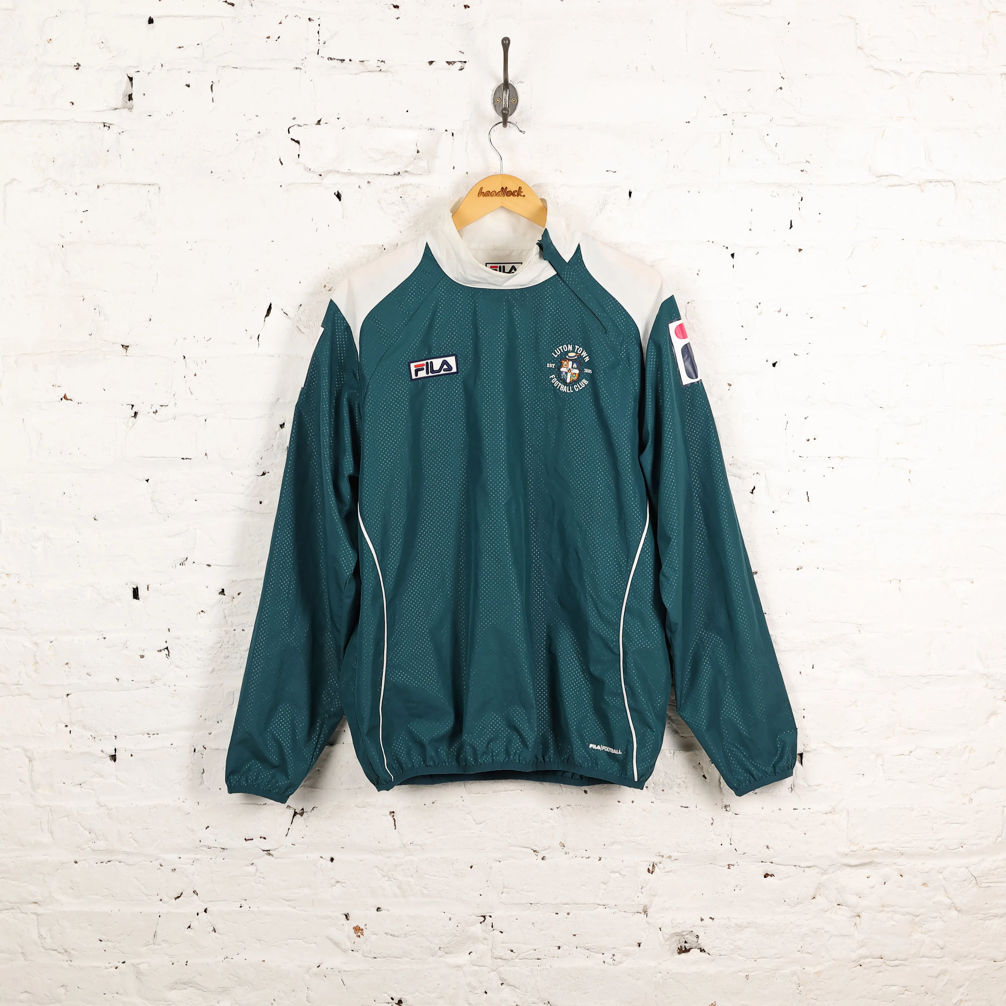 Luton Town Fila Football Training Top - Green - L