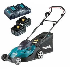 Makita Dlm432Ct2 18Vx2 (36V) Lxt 430Mm (17") Lawn Mower