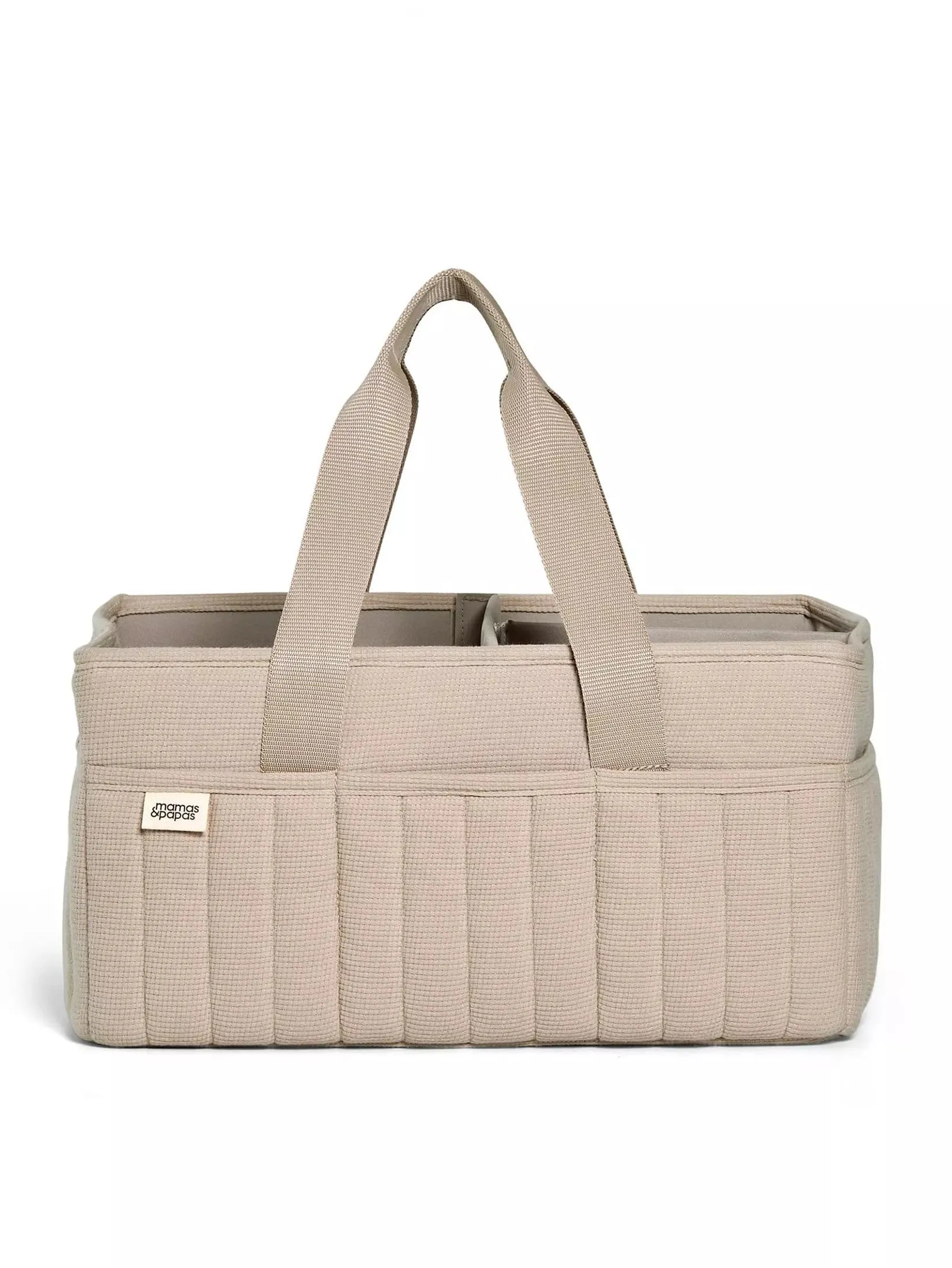 Mamas & Papas Nappy Caddy - Neutral Waffle