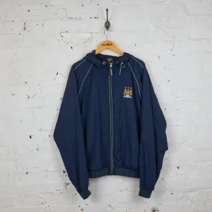 Manchester City Tracksuit Top Jacket - Navy - XXL