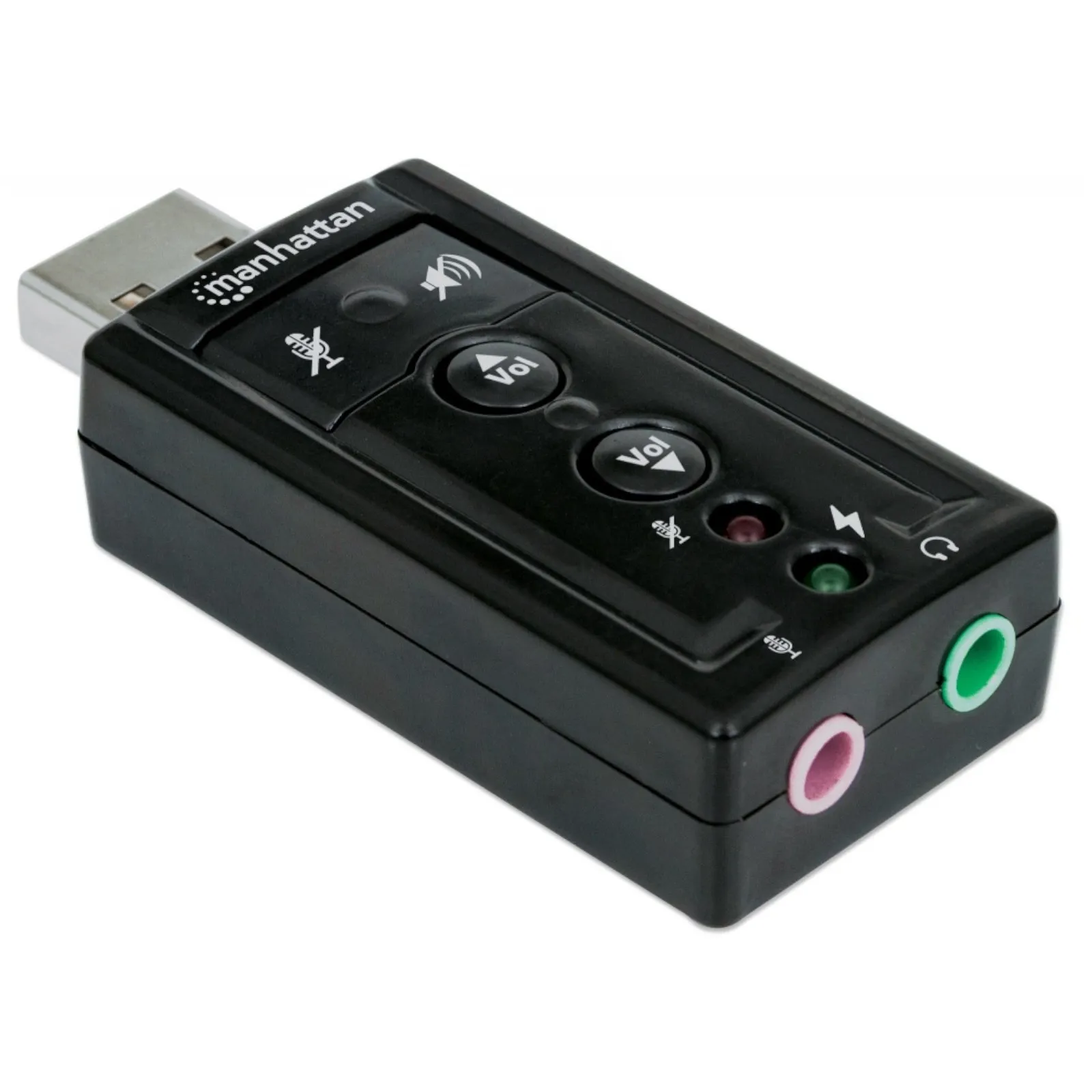 Manhattan 151429 Tarjeta De Sonido 3 D Usb 2.0