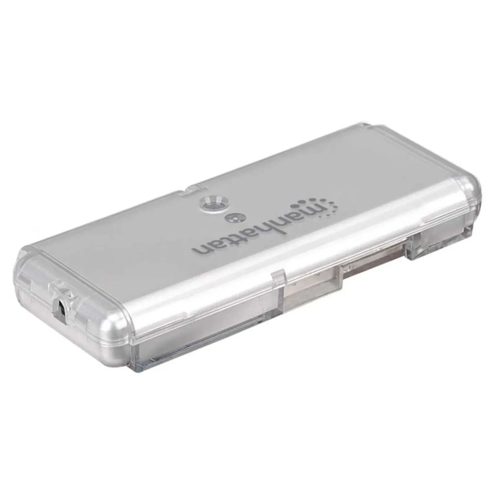 Manhattan 160599 Concentrado Hub Usb V2.0 4 Puertos Mini Plata
