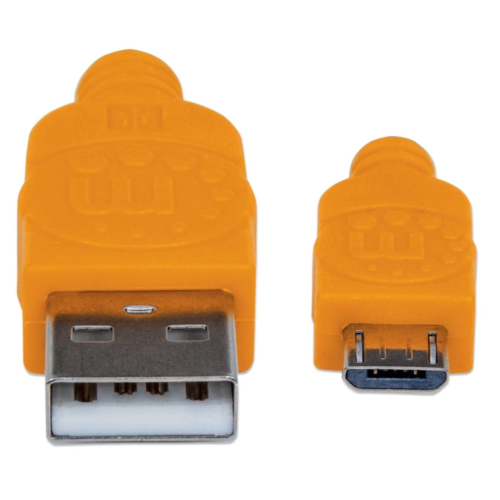 Manhattan 352734 Cable Usb 2.0 A Macho Micro Usb 2.0 B Macho 1 Metro, Azul/Nar