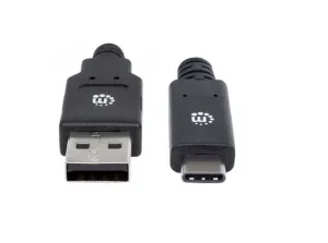 Manhattan 354943 Cable Usb Tipo Cm Am 5.0 Mts V2.0 Negro