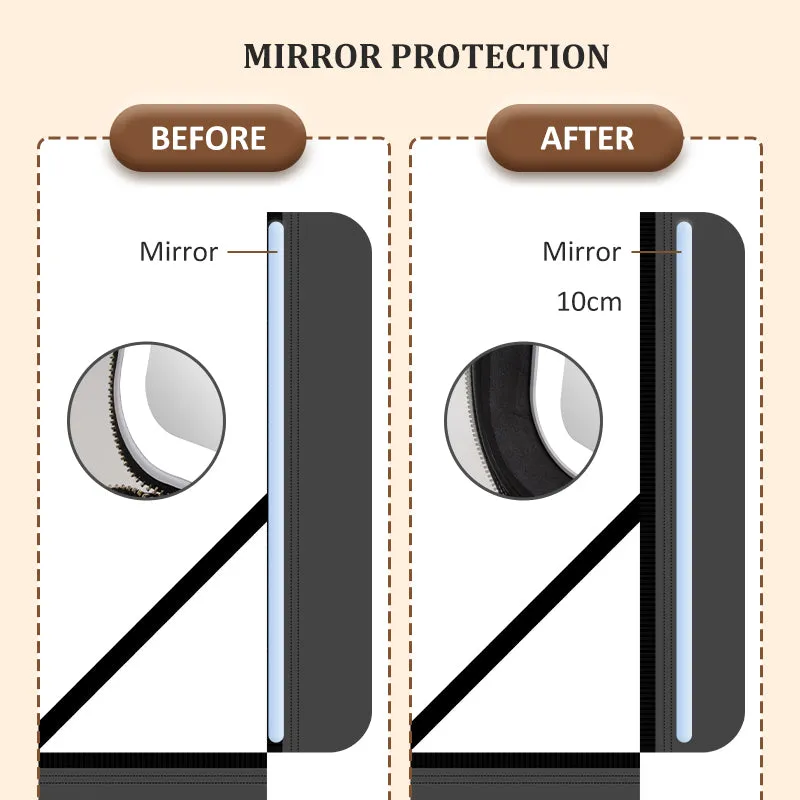 Manufacturer Direct Sale Makeup Mirror Organizer with LED Light for Touch-ups and Storage
