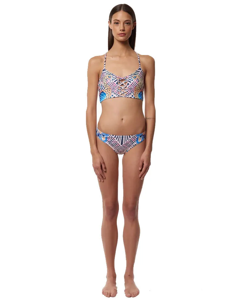 Mara Hoffman Peacock Classic Swim Bottom in Pastel Pink