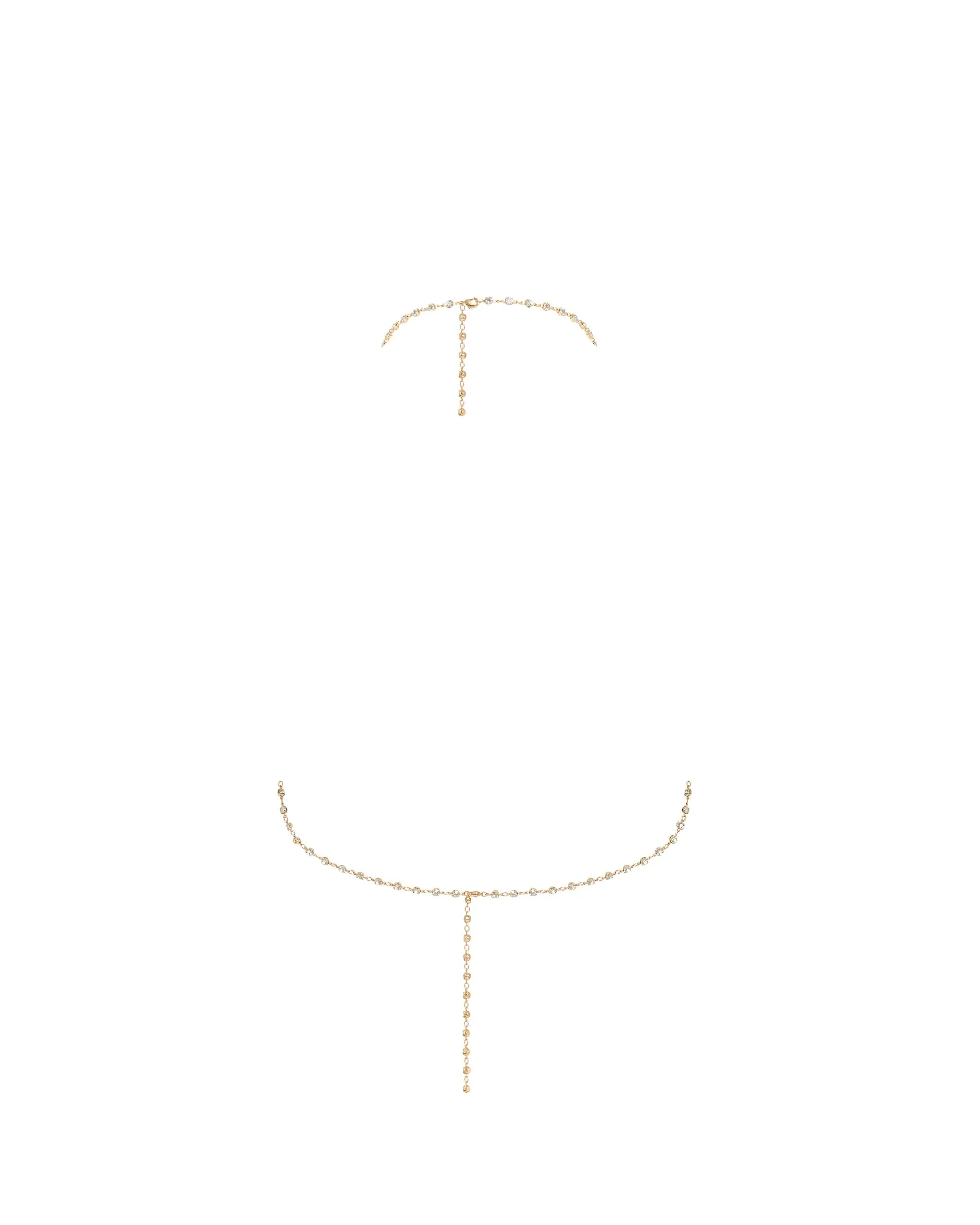 Marli Diamond Lattice Soft Bra Gold/Clear