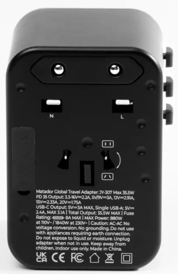 Matador Global Travel Adapter