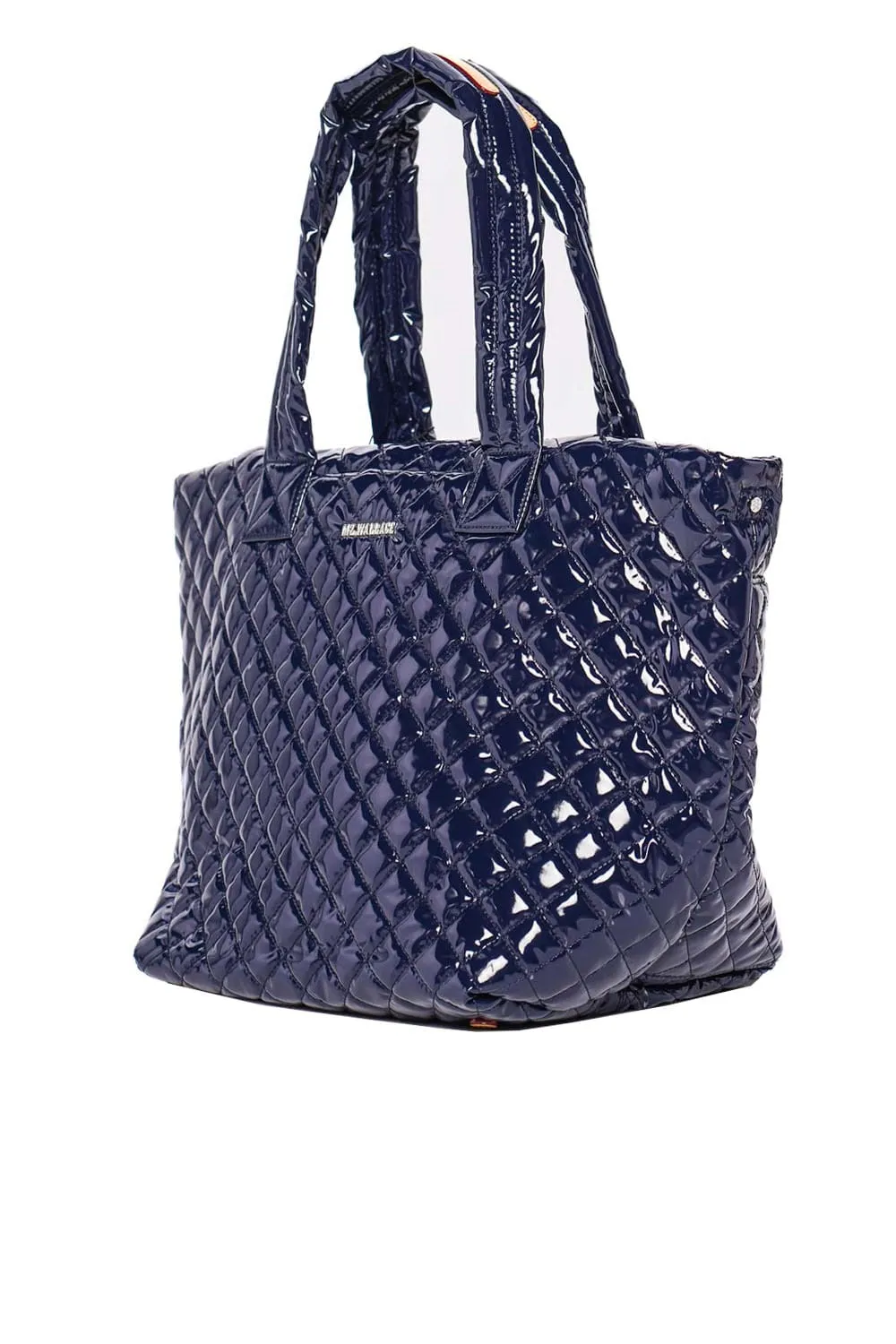Medium Metro Deluxe Navy Lacquer Tote