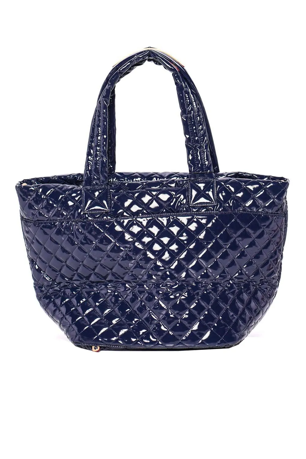 Medium Metro Deluxe Navy Lacquer Tote