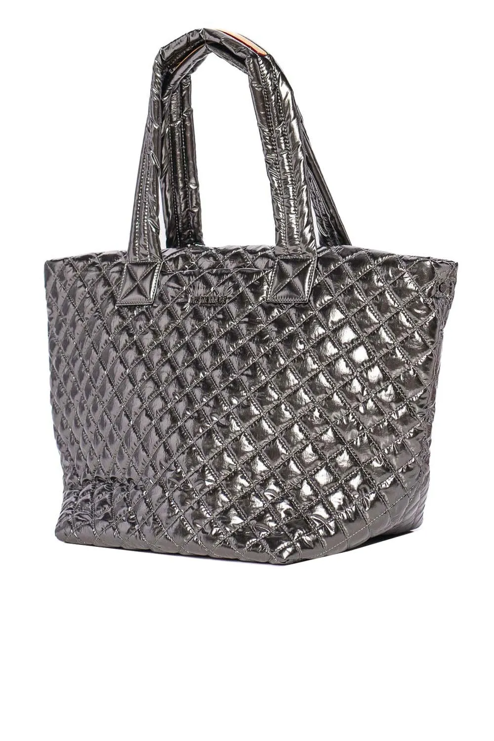 Medium Metro Pewter Metallic Tote